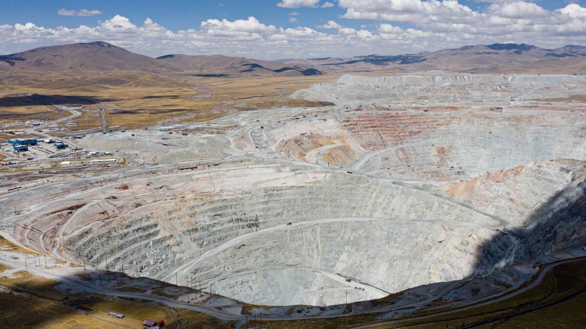 Vue partielle du site de la mine d'Antapaccay. Photo: © Comundo/Jacob Balzani-Lööv