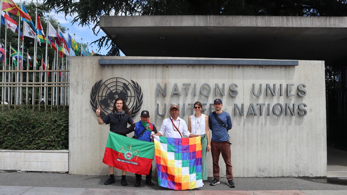 Tullio Togni, Oveimar Tenorio, Oswaldo Rodriguez Macuna (Ipurepi), Laura Kleiner und Francisco Henao Bohorquez